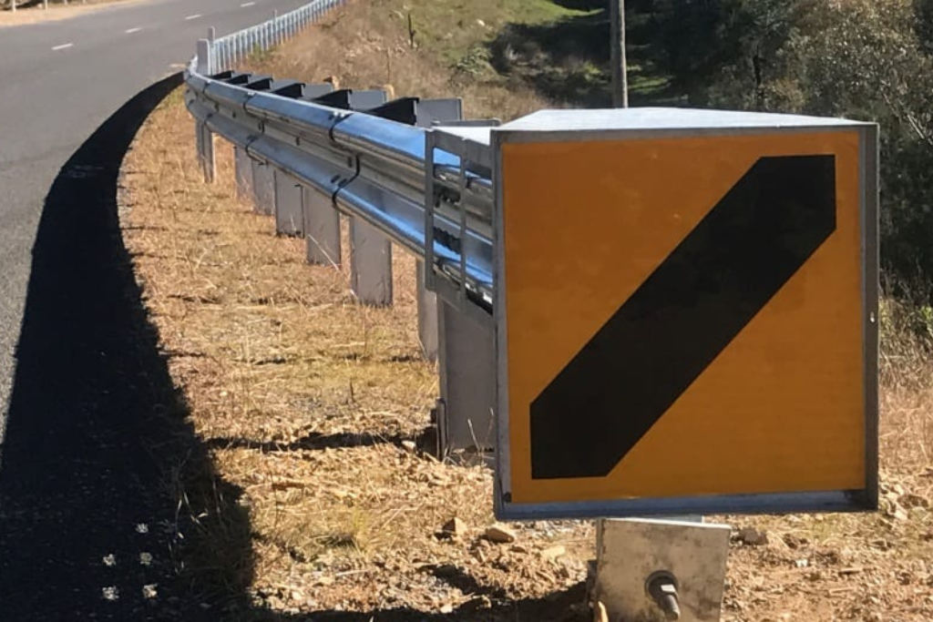 supply and installation of skt guardrail end terminal at western nsw