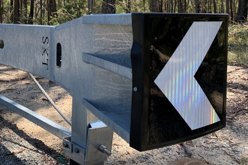 ramshield guardrail installation at east grippsland road